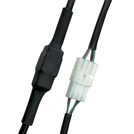 Panduit Adhesive Lined Heat Shrink Tube, Thin Wall, 2.5:1 I.D. Shrink Ratio, 1 in I.D. Before Shrinking, Black, 48 in, 5 PK HSTTRA100-48-5